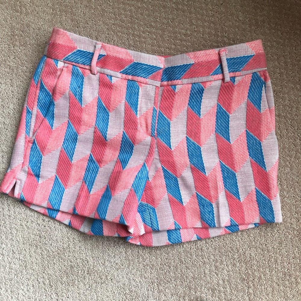 Loft Riviera Pink & Blue Chevron Short